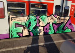 Graffiti Train in Köln - Photo by bocat - FRITZ (2018)