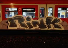 Graffiti Train in Köln - Photo by bocat - Rink (2017)