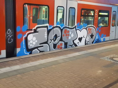 Graffiti Train in Köln - Photo by bocat - SETOP (2018)