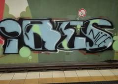 Graffiti Bombing in Köln - Photo by bocat - IBES (2017)