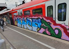 Graffiti Train in Köln - Photo by bocat - HACF (2019)