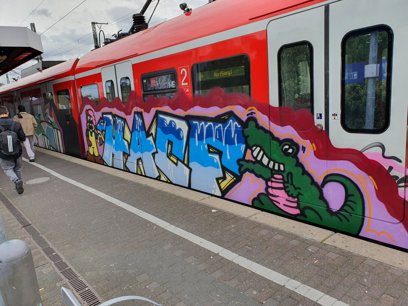 Graffiti Train in Köln - Photo by bocat - HACF (2019)