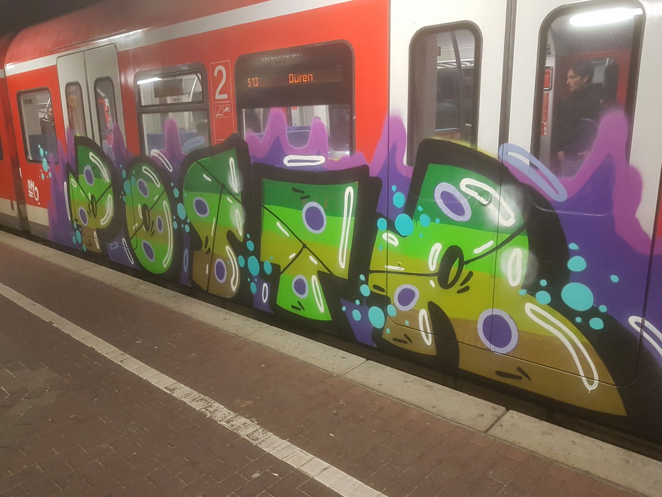 Graffiti Train - Photo by bocat - POSTER (2018)