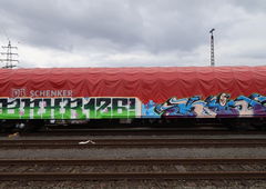 Graffiti Train - Photo by bocat - Bahr, Kid (2017)