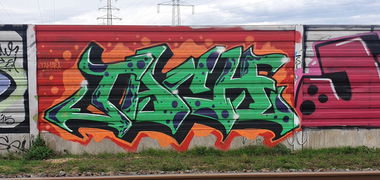 Graffiti Wall in Köln - Photo by bocat - Tach (2020)