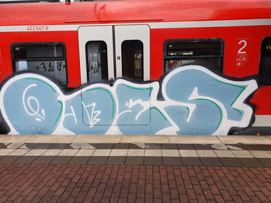 Graffiti Train in Köln - Photo by bocat - Odes (2019)