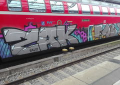 Graffiti Train in Köln - Photo by bocat - ZAG (2017)
