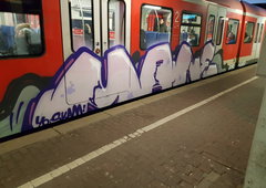 Graffiti Train in Köln - Photo by bocat - MANE (2018)