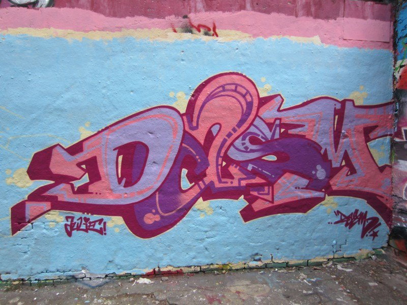 Graffiti Wall - Photo by bocat - Dasm, Köln, Cologne (2015)