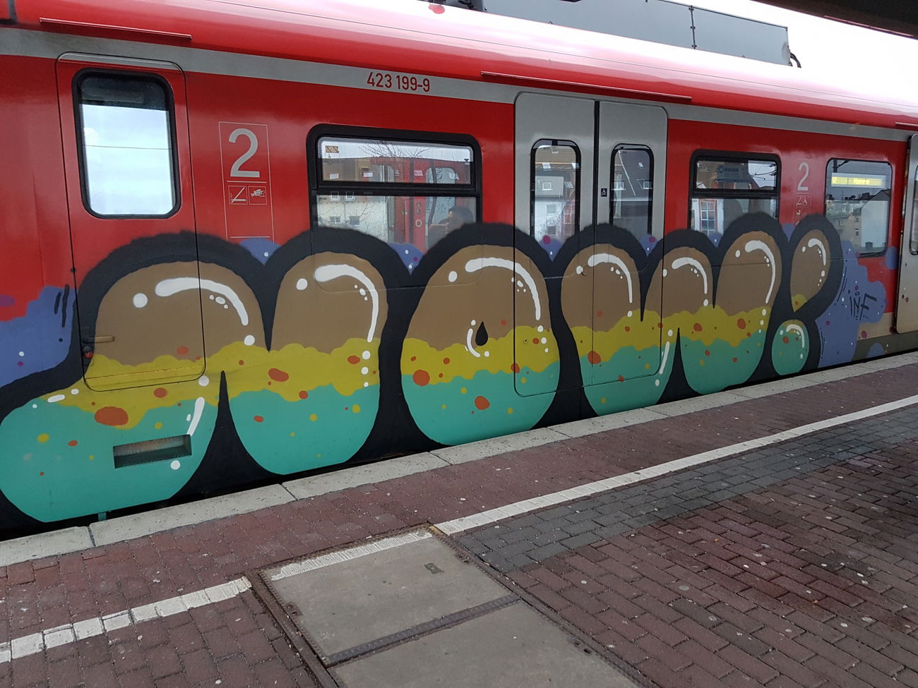 Graffiti Train in Köln - Photo by bocat - NOW (2018)
