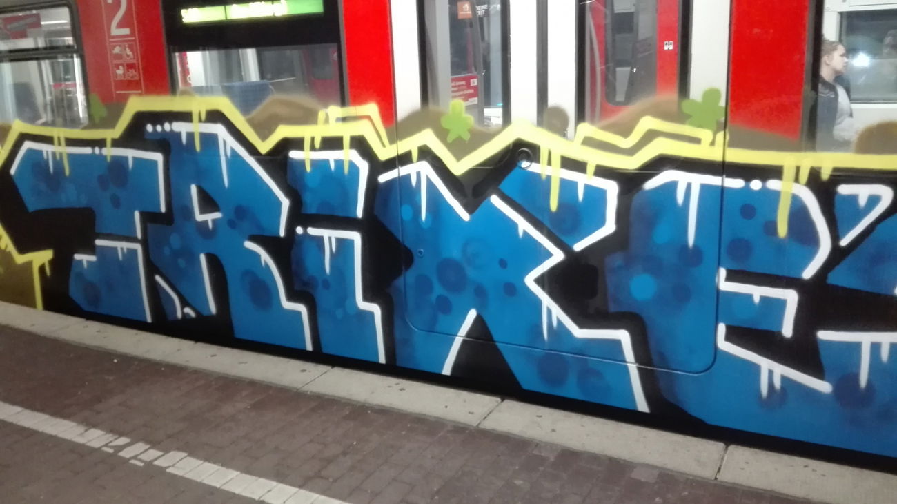 Graffiti Train in Köln - Photo by bocat - Ash (2017)