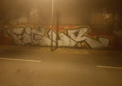 Graffiti Bombing in Köln - Photo by bocat - FIGUR