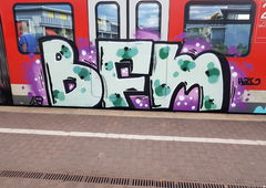 Graffiti Train in Köln - Photo by bocat - BFM (2018)