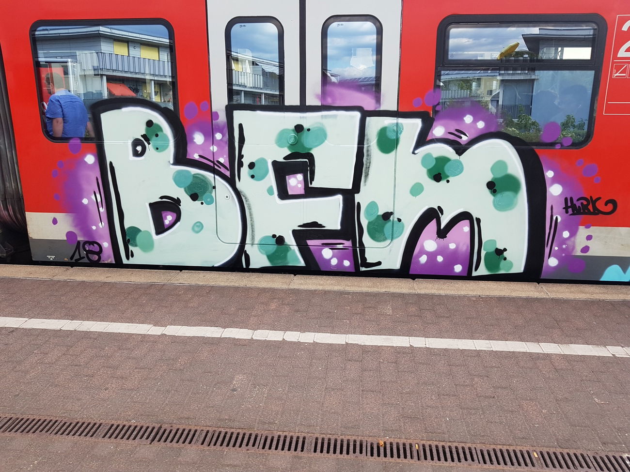 Graffiti Train in Köln - Photo by bocat - BFM (2018)