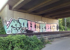 Graffiti Wall in Bonn - Photo by bocat - OH, Crew