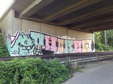 Graffiti Wall in Bonn - Photo by bocat - OH, Crew