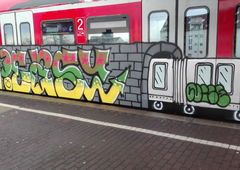 Graffiti Train in Köln - Photo by bocat - PEASY (2018)