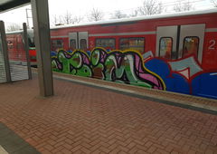 Graffiti Train in Köln - Photo by bocat - FOIM (2018)