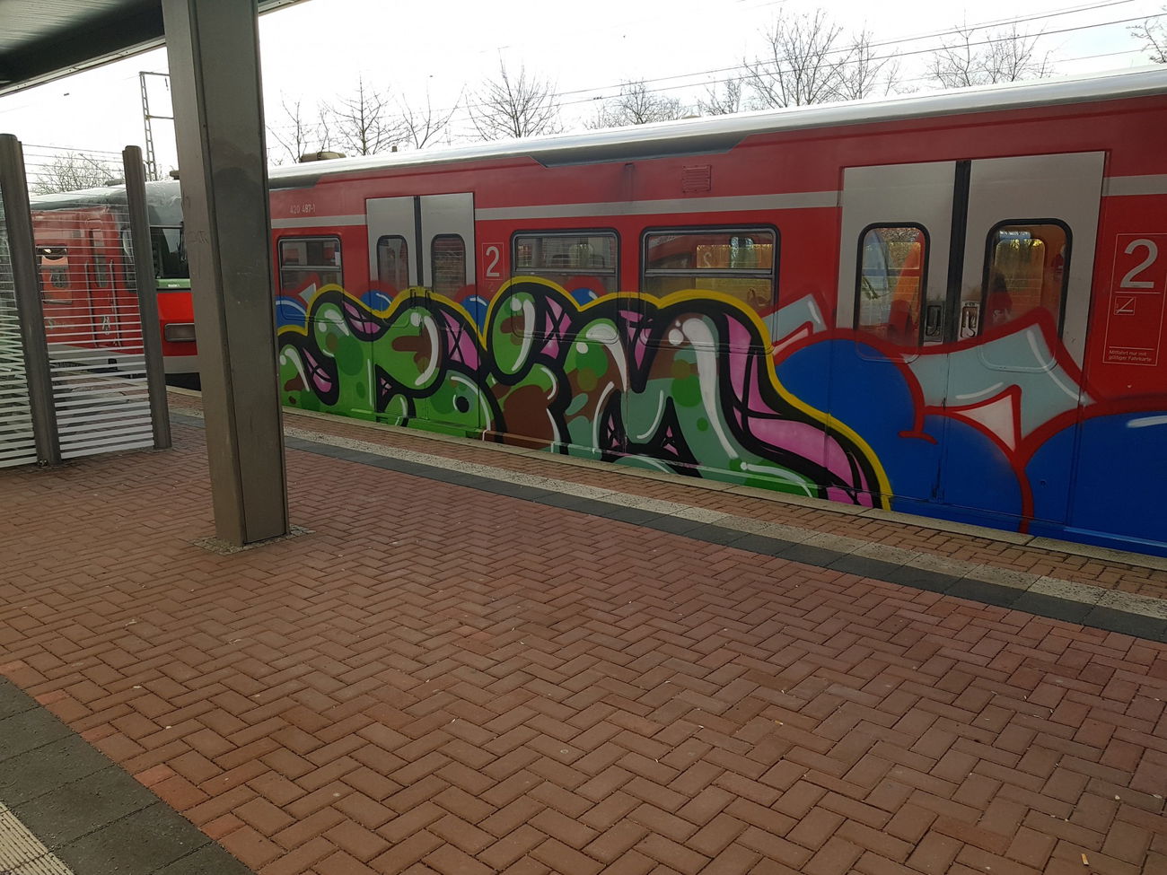 Graffiti Train in Köln - Photo by bocat - FOIM (2018)