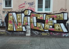Graffiti Bombing in Köln - Photo by bocat - NICE (2017)