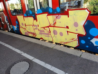 Graffiti Train in Köln - Photo by bocat - CBZ (2019)
