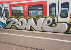 Graffiti Train in Köln - Photo by bocat - RONE (2018)
