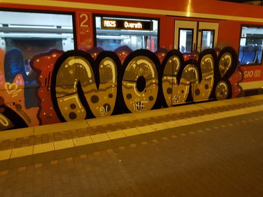 Graffiti Train in Köln - Photo by bocat - NOW (2018)