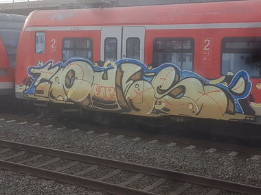 Graffiti Train in Köln - Photo by bocat - PULS (2019)