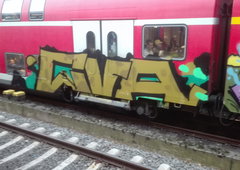 Graffiti Train in Köln - Photo by bocat - CVA (2017)