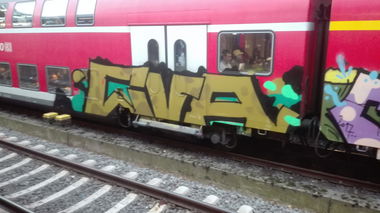 Graffiti Train in Köln - Photo by bocat - CVA (2017)