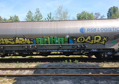 Graffiti Bombing in Deutschland - Photo by bocat - BAHR (2018)