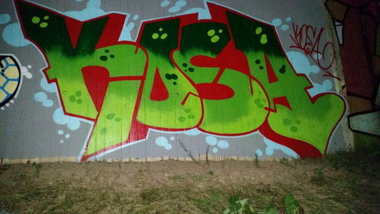 Graffiti Wall in Köln - Photo by bocat - kosa (2015)