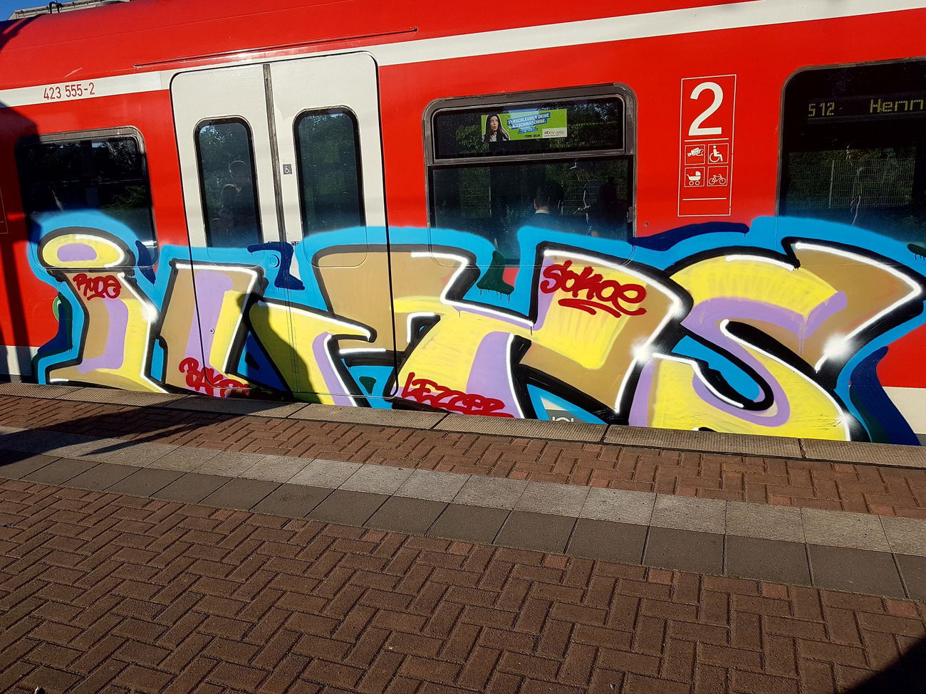 Graffiti Train in Köln - Photo by bocat - ILTS (2018)