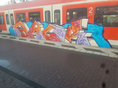 Graffiti Train in Köln - Photo by bocat - ZACK (2019)