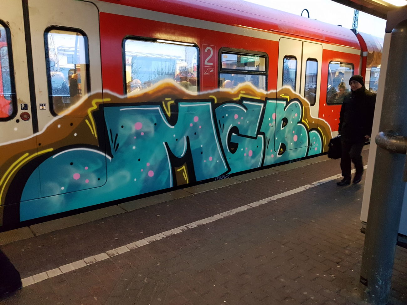 Graffiti Train in Köln - Photo by bocat - MGB (2018)