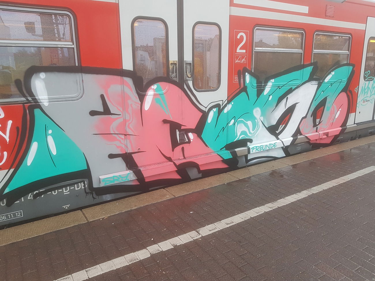 Graffiti Train in Köln - Photo by bocat - ACHSO (2018)