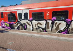 Graffiti Train in Köln - Photo by bocat - DFV (2018)