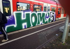 Graffiti Train in Köln - Photo by bocat - HOMES