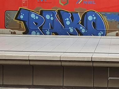 Graffiti Train in Köln - Photo by bocat - PAKO (2019)