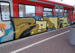 Graffiti Train in Köln - Photo by bocat - RÄTZEL (2018)