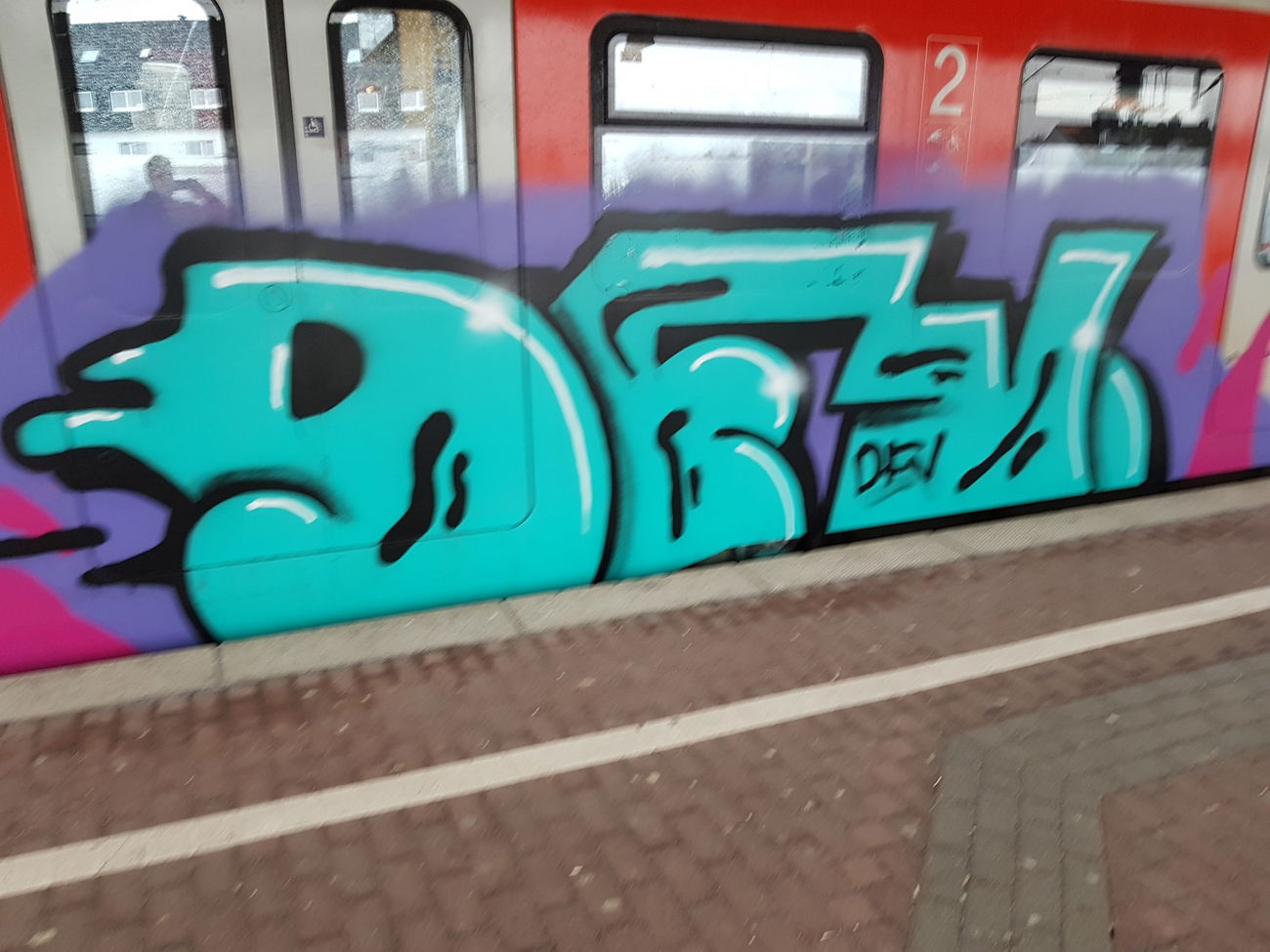 Graffiti Train in Köln - Photo by bocat - DFV (2018)