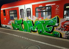 Graffiti Train in Köln - Photo by bocat - FUME (2018)