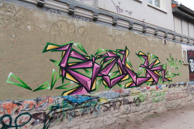 Graffiti Wall - Photo by boelk - Jena, rwrz, boelk (2014)