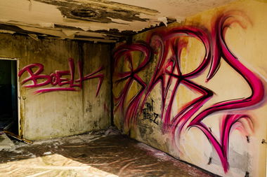 Graffiti Bombing - Photo by boelk - abriss, abdonned, tapete (2014)