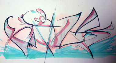 Graffiti Sketch - Photo by boelk - boelk, rwrz (2014)