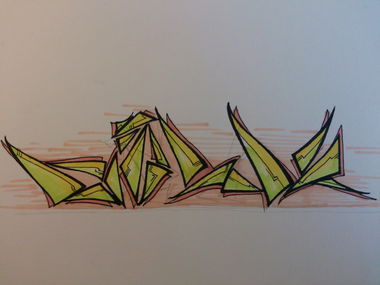 Graffiti Sketch - Photo by boelk - boelk, rwrz (2014)
