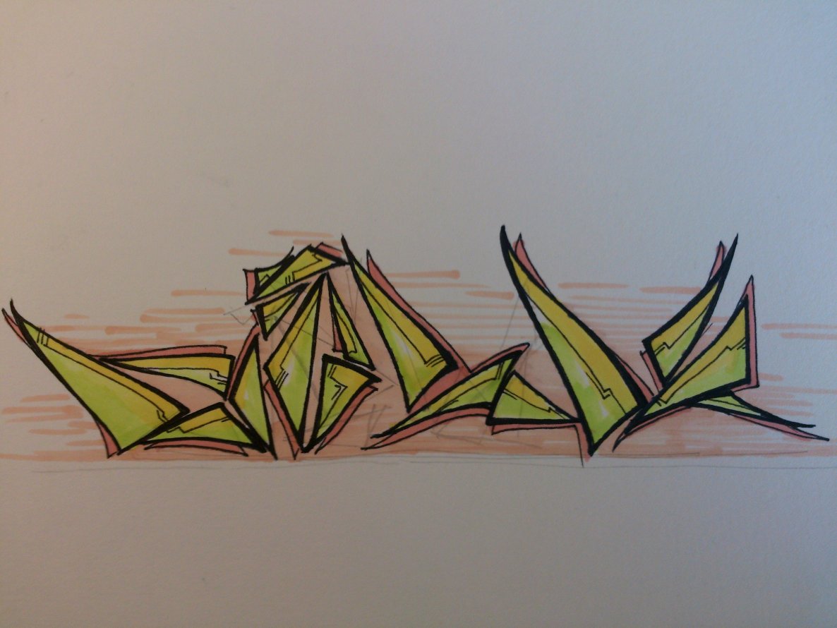 Graffiti Sketch - Photo by boelk - boelk, rwrz (2014)