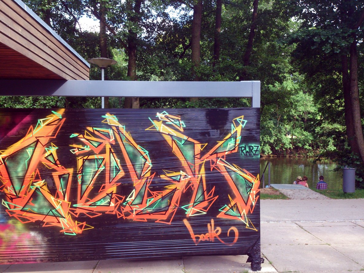 Graffiti Wall - Photo by boelk - cellograffiti, folie, jena (2014)