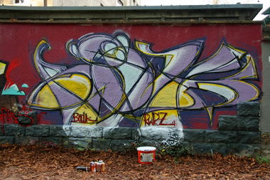 Graffiti Wall - Photo by boelk - jena, bölk, rwrz (2014)
