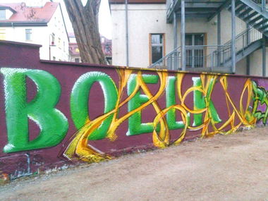 Graffiti Wall in Jena - Photo by boelk - boelk, rwrz, rebelz (2015)